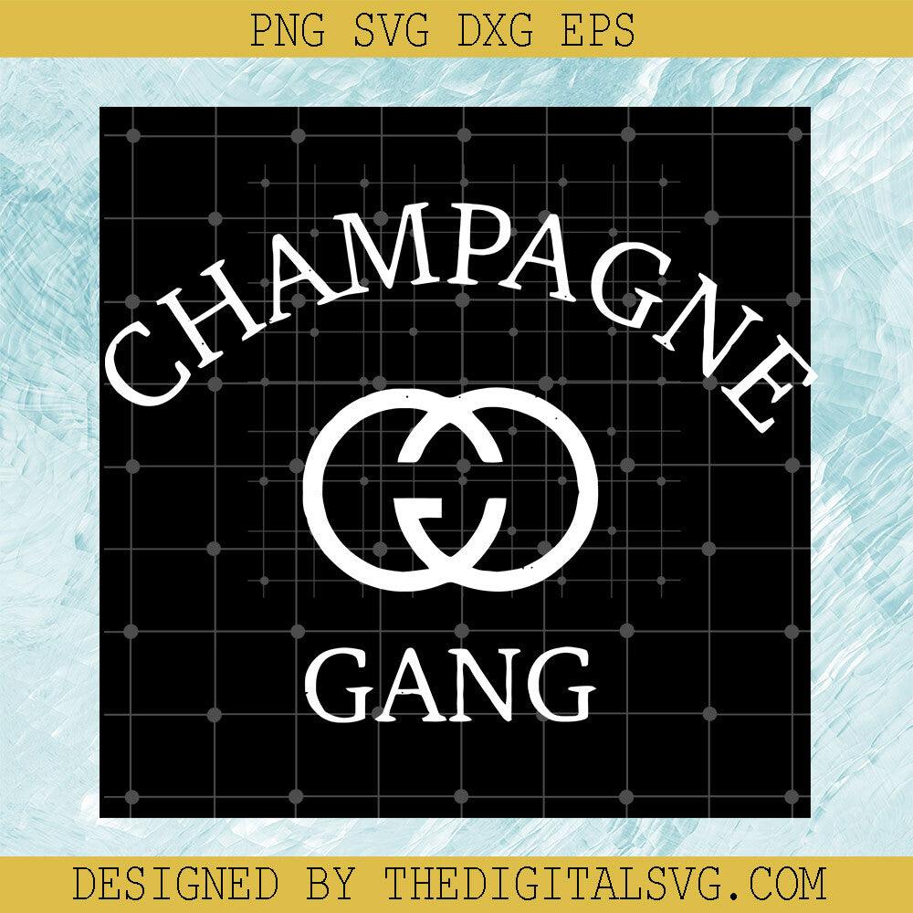 Champagne Gang Svg, Gucci Gang Svg, Gucci Logo Svg - TheDigitalSVG