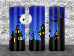 Halloween Tumbler Wrap PNG, Halloween Season 20oz Skinny Tumbler Design, Sublimation Designs PNG File - TheDigitalSVG