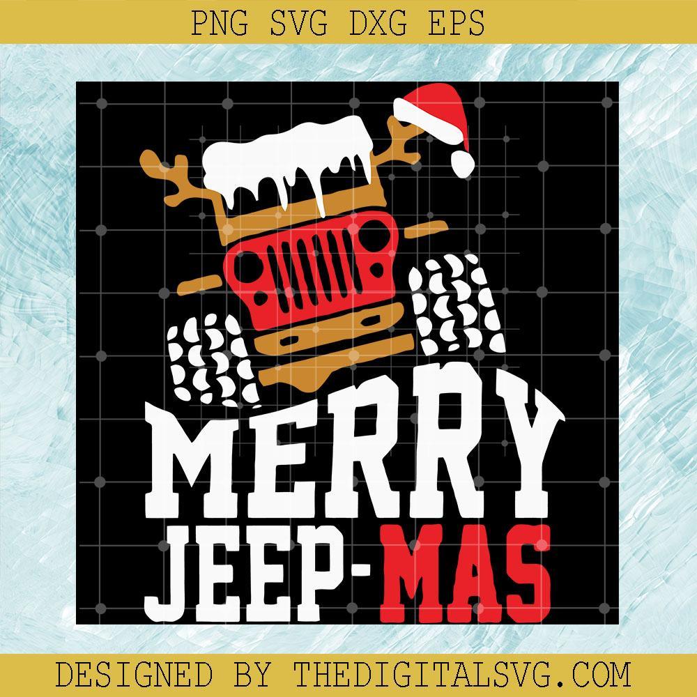 Merry Jeep Mas Svg, Merry Christmas Jeep Svg, Jeep Svg, Jeep Mas Svg - TheDigitalSVG