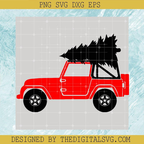 Christmas Truck Svg, Christmas Tree Svg, Merry Christmas Svg - TheDigitalSVG