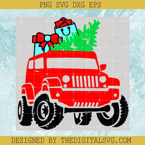 Merry Christmas Truck Svg, Christmas Truck Svg, Christmas Tree Svg - TheDigitalSVG