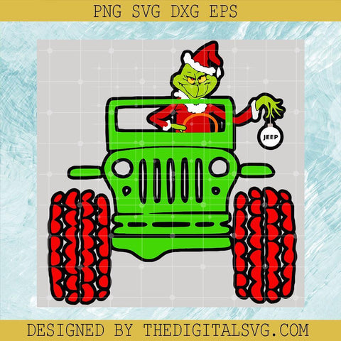 Disney Merry Christmas Jeep Svg, Merry Christmas Jeep Svg, Disney Svg, Santa Hat Christmas Svg - TheDigitalSVG