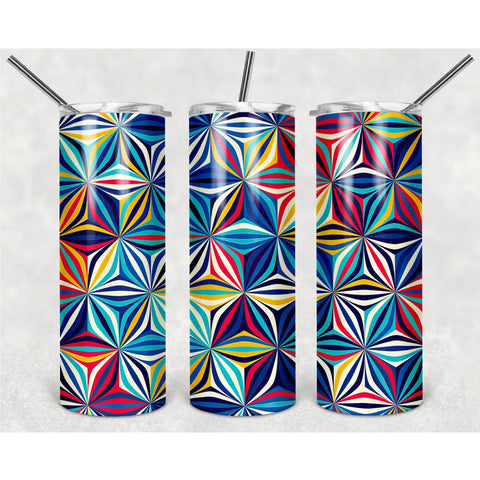 Native Pattern American PNG, 20oz Skinny Tumbler Design, Sublimation Designs PNG File, Full Tumbler Wrap PNG Digital File - TheDigitalSVG