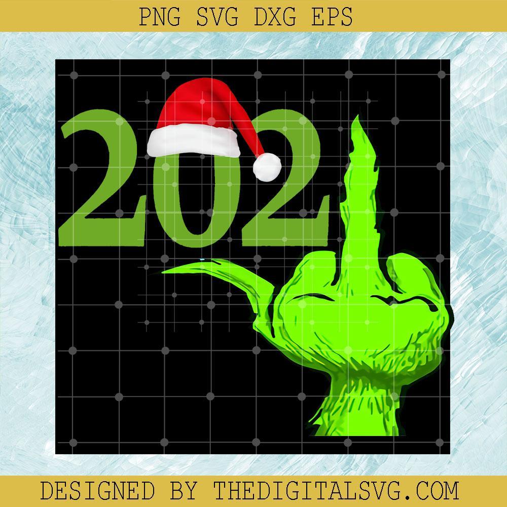 Grinch Fuck Merry Christmas 2021 Svg, Merry Christmas Svg, Grinch Svg - TheDigitalSVG