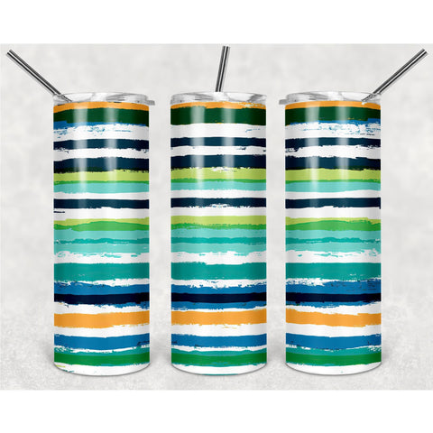 #Assorted Blue Horizontal Striped Line Patterns PNG, 20oz Skinny Tumbler Design, Sublimation Designs PNG File - TheDigitalSVG