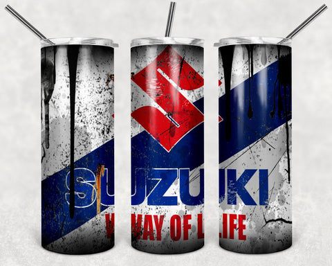 Suzuki Japan PNG, 20oz Skinny Tumbler Design, Sublimation Designs PNG File - TheDigitalSVG