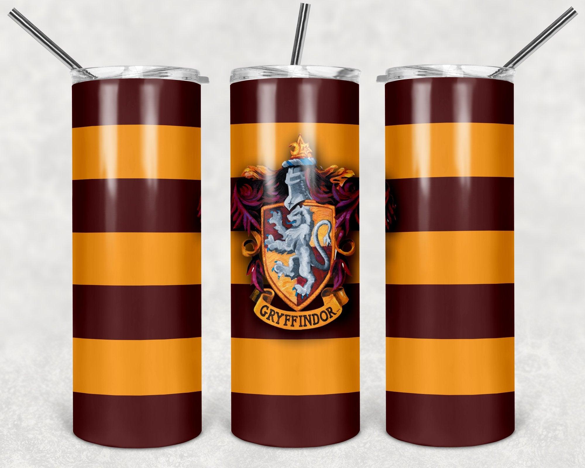 Harry Potter Gryffindor Crest PNG, 20oz Skinny Tumbler Design, Sublimation Designs PNG File - TheDigitalSVG