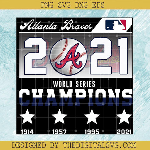 2021 World Serires Champions PNG, Atlanta Braves Logo PNG, MLB PNG - TheDigitalSVG