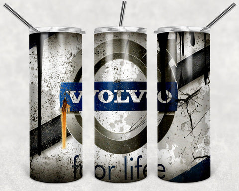 Volvo Personvagnar AB PNG, 20oz Skinny Tumbler Design, Sublimation Designs PNG File - TheDigitalSVG