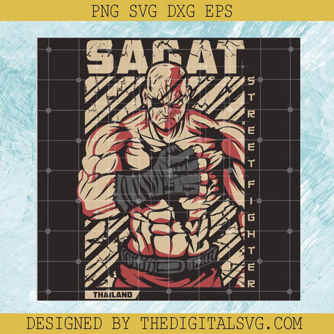 #Sagat SVG, Street Fighter SVG, Sagat Thailand SVG - TheDigitalSVG