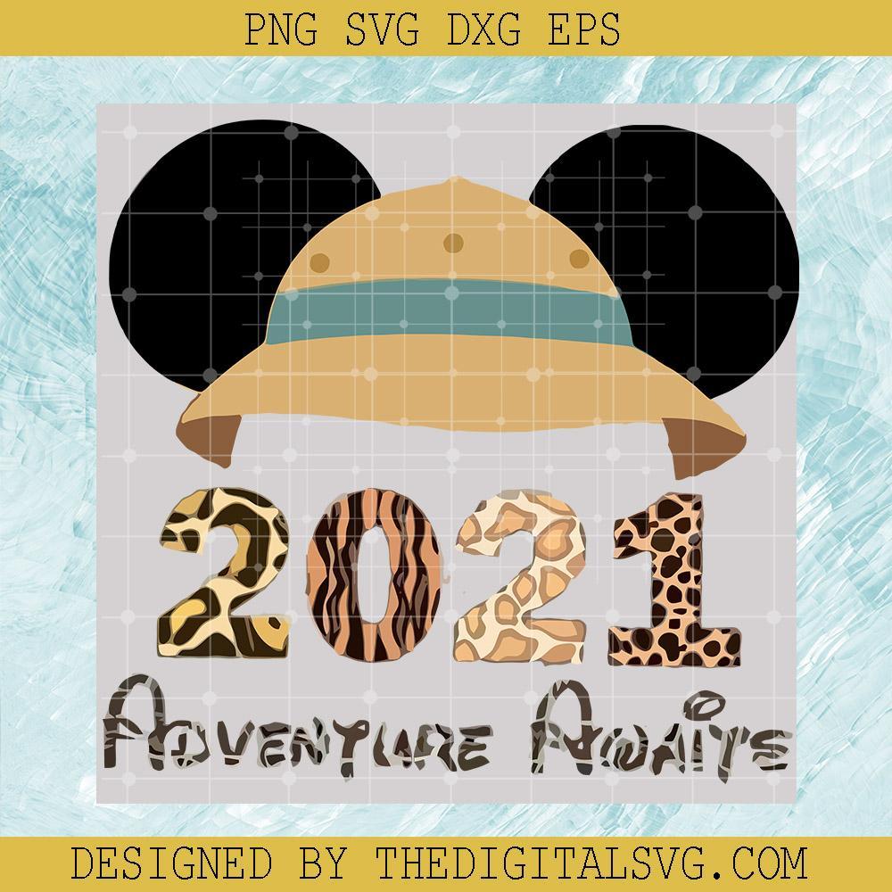 Disney Mickey Mouse 2021 Adventure Awaits Svg, Disney Mickey Svg, Mickey Adventure Svg - TheDigitalSVG