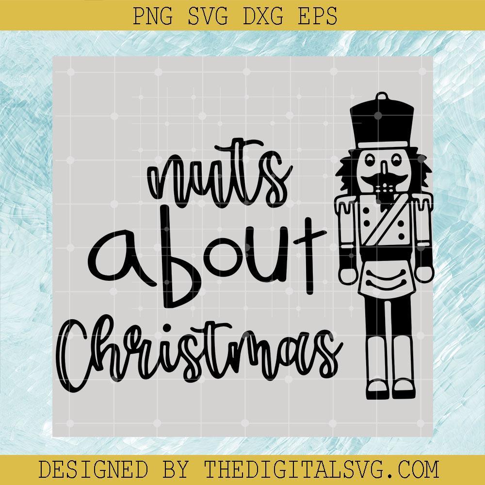 Nuts About Christmas Svg, Merry Christmas Svg, Nuts Svg - TheDigitalSVG