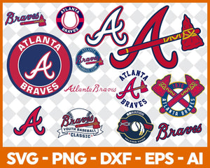 Atlanta Braves Bundle Svg, Atlanta Braves Svg, Atlanta Braves Logo Svg, Major League Svg, NLE Svg, MLB Svg