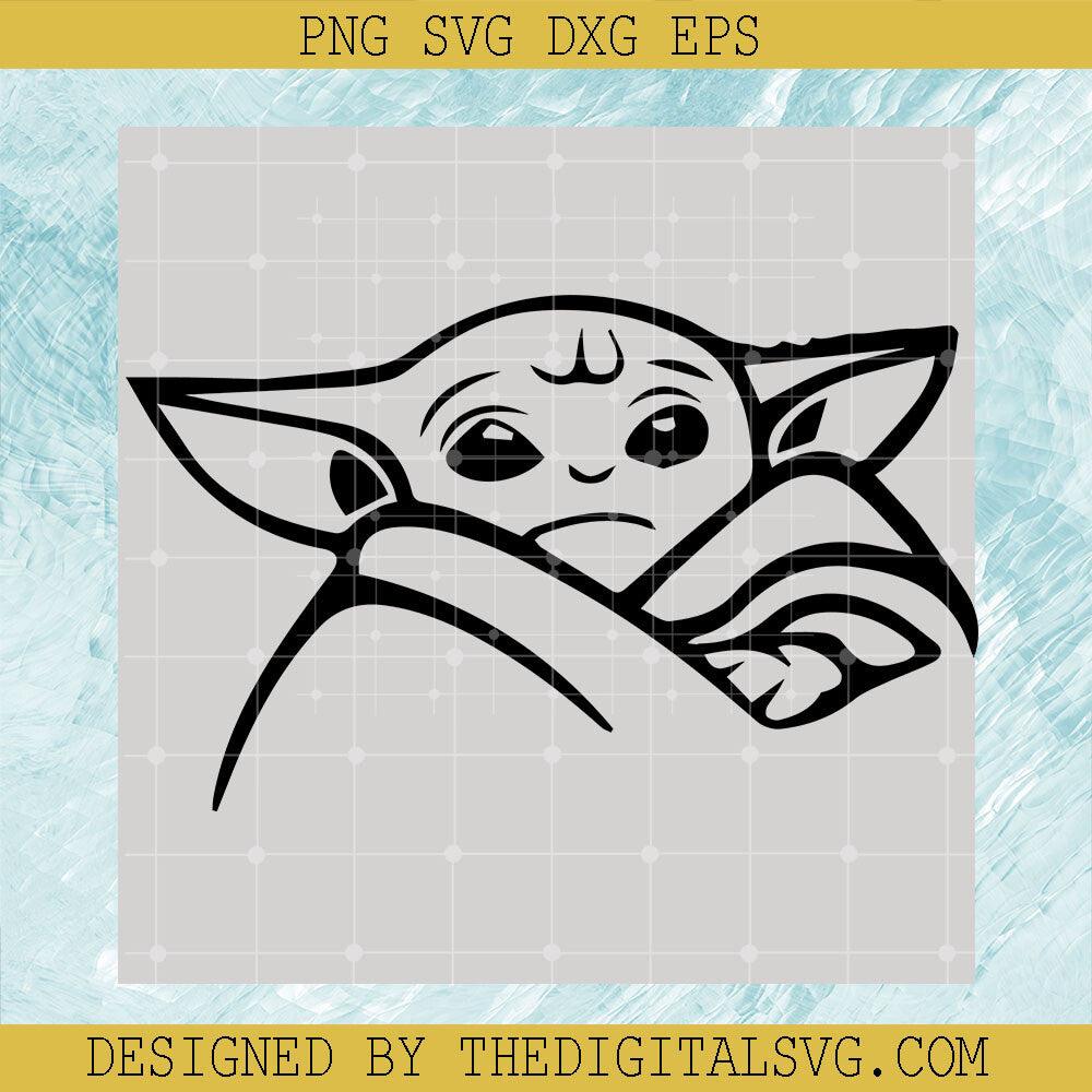 Baby Yoda Cute Svg, Star Wars Svg, Disney Svg - TheDigitalSVG