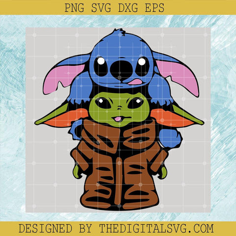 Baby Yoda And Friend Svg, Star Wars Disney Svg, Yoda And Friend Cute Svg - TheDigitalSVG