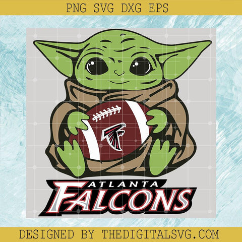 Atlanta Falcons Svg, Baby Yoda Svg, Star Wars Svg - TheDigitalSVG