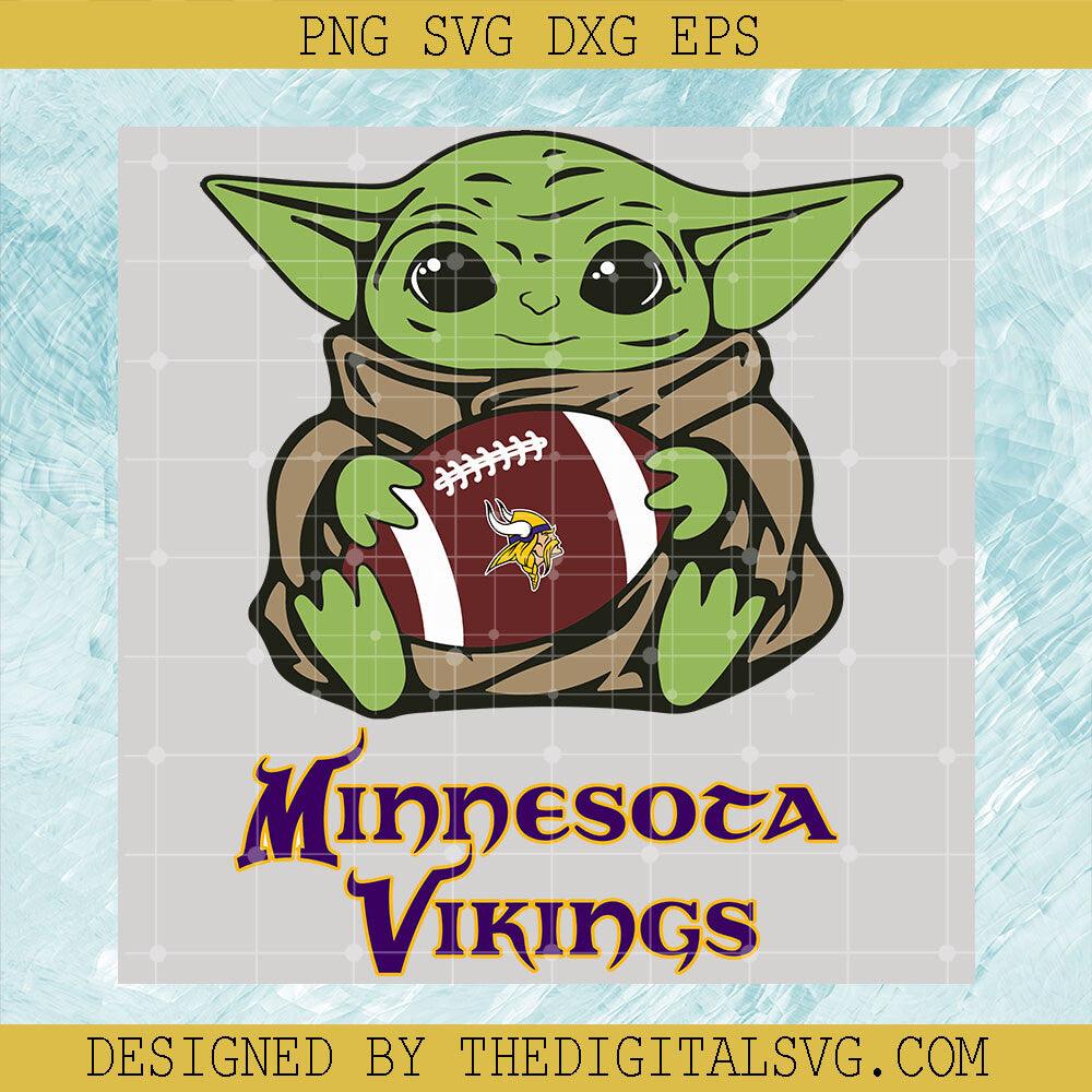 Minnesota Vikings Svg, Baby Yoda Svg, Star Wars Svg - TheDigitalSVG