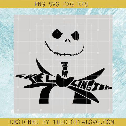 Skellington Svg, Jack Face Svg, Halloween Svg - TheDigitalSVG