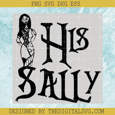 His Sally Svg, She Is Jack Girlfriend Svg, Halloween Svg - TheDigitalSVG