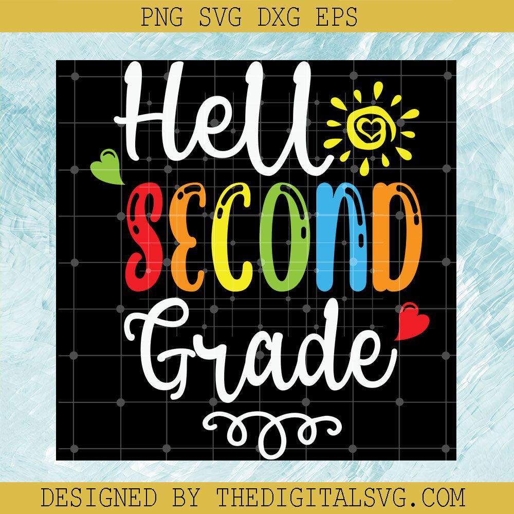 Hello Second Grade Svg, Second Grade Svg, Back To School Svg - TheDigitalSVG