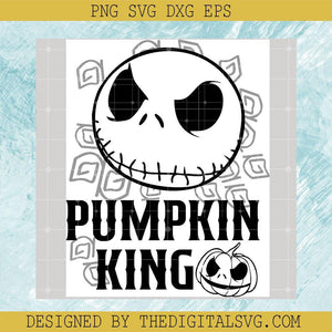 Pumpkin King Svg, Jack Skellington King Svg, Halloween Svg - TheDigitalSVG