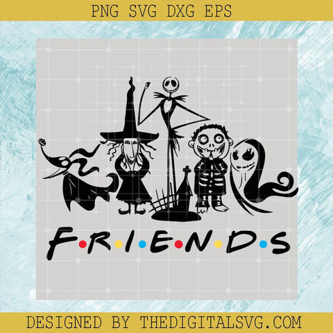 Friends Svg, Jack Skellington And Friend Svg, Nightmare Svg - TheDigitalSVG