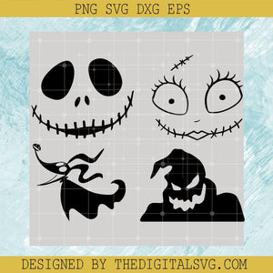 Oogie Boogie Svg, Nightmare Svg, Oogie Boogie And Jack Skellington Svg ...