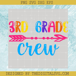3Rd Grade Dart Crew Svg, Pink Dart Svg, Back To School Svg - TheDigitalSVG