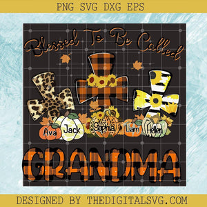 #Blessed To Be Ccalled Grandma Autumn SVG, Fall SVG, Mom Fall SVG - TheDigitalSVG