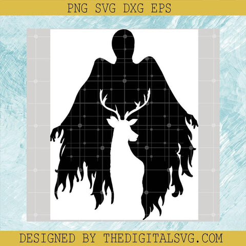 Harry Potter Svg, Hogwarts Svg, Deer Black Shadow SVG - TheDigitalSVG