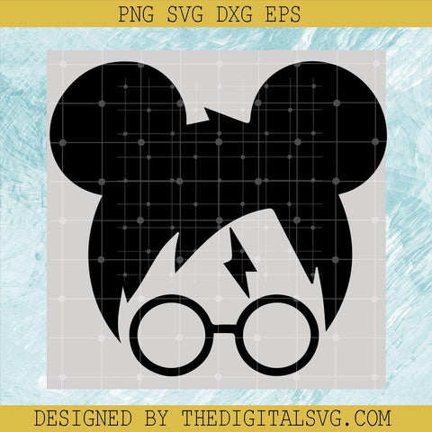 Girl Hair Black Harry Potter Svg, Harry Potter Svg, Hogwarts Svg - TheDigitalSVG