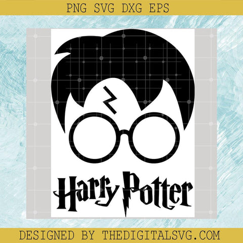 Character Harry Potter Svg, He Has Black Hair Svg, Harry Potter Svg - TheDigitalSVG