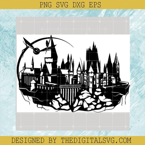 Hogwarts Svg, Harry Potter Svg, Hogwarts in Movie Harry Potter - TheDigitalSVG