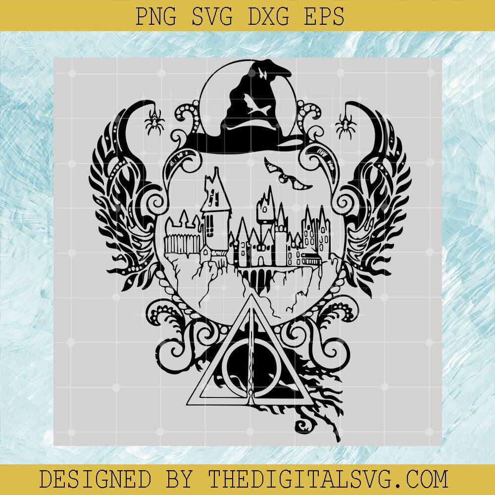 Deathly Hallows Svg, Hogwarts Svg, Harry Potter Svg - TheDigitalSVG