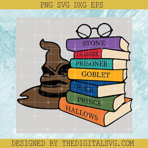 Harry Potter Svg, Books Svg, Stone Chamber Prisoner Goblet Order Prince Hallows Svg - TheDigitalSVG