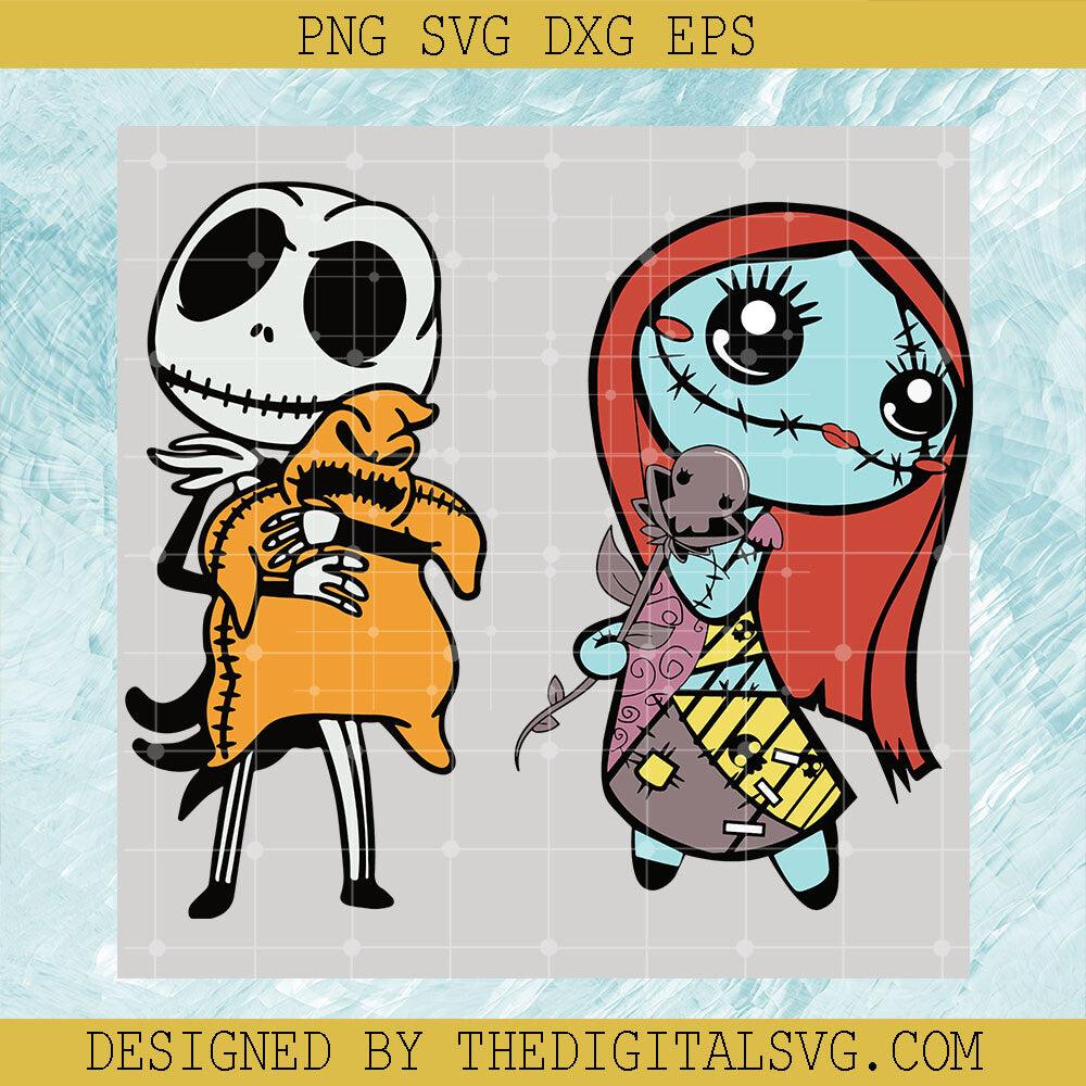 Sally And jack Skellington Svg, Skellington Svg, Halloween Svg - TheDigitalSVG