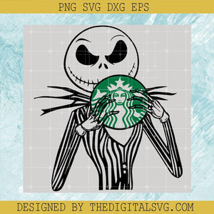 Skellington Svg, Coffee Svg, Nightmare Svg, Halloween Svg - TheDigitalSVG