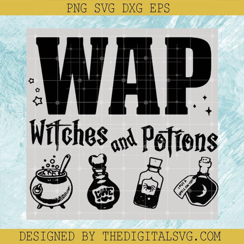 Wap Witches And Potions Svg, I Put A Spell On You Svg, Harry Potter Svg - TheDigitalSVG