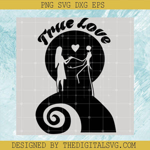 True Love Svg, Skellington And Sally Love Svg, Nightmare Svg - TheDigitalSVG