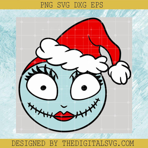 Santa Hat Svg, Sally Santa Hat Svg, Nightmare Svg - TheDigitalSVG