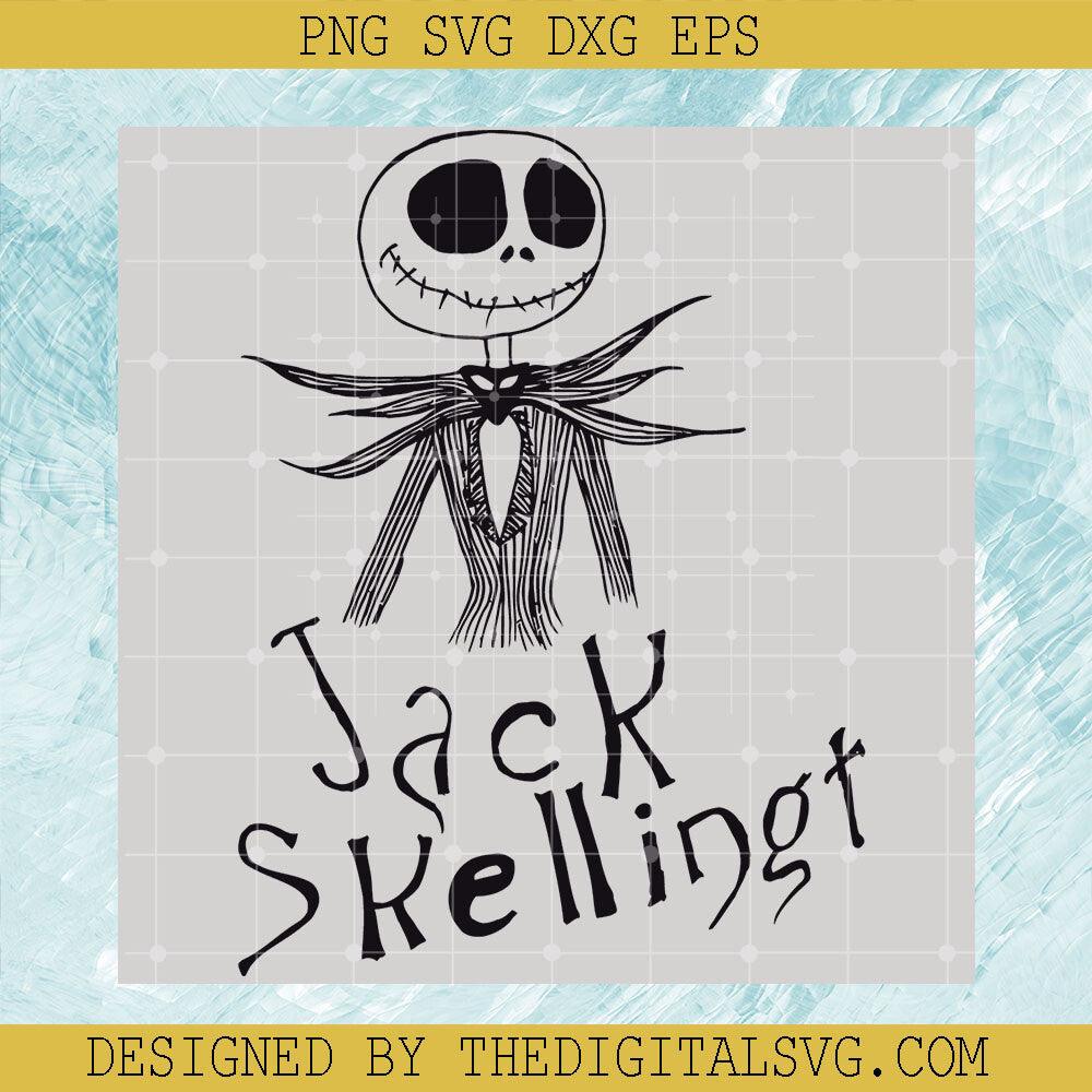 Jack Skellingt Svg, Halloween Svg, The Nightmare Before Christmas Svg - TheDigitalSVG