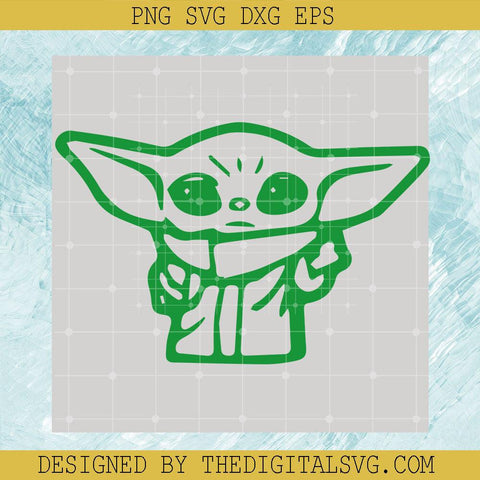 Baby Yoda Svg, Star Wars Disney Svg, Disney Svg - TheDigitalSVG