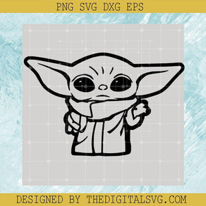 Disney Svg, Baby Yoda Star Wars Svg, Yoda Funny Svg - TheDigitalSVG