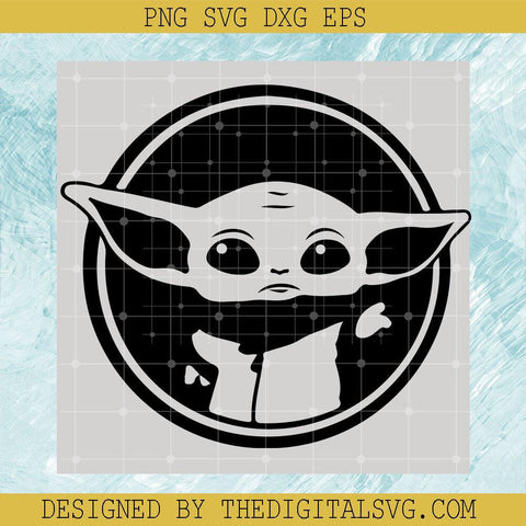 Yoda Is In Cricle Svg, Baby Yoda Svg, Star Wars Disney Svg - TheDigitalSVG