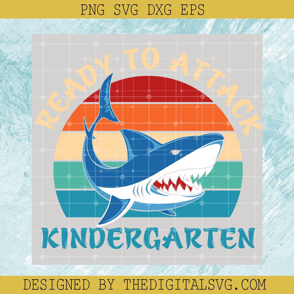 Ready To Attack Kindergarten Svg, School Svg, Dolphin Svg - TheDigitalSVG