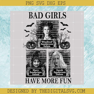 Bad Girls Have More Fun PNG , Hocus Pocus Halloween PNG, Bad Girl Halloween PNG