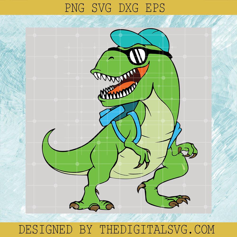 Dinosaur Svg, Back To School Svg, Dinosaur Go To School Svg - TheDigitalSVG