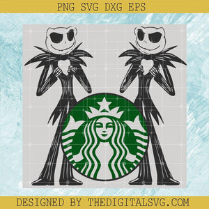 Jack Skellington Svg, Halloween Svg, Jack Skellington Starbucks Cold Cup Svg - TheDigitalSVG