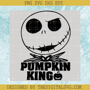 Pumpkin King Svg, Jack Skellington Svg, Halloween Svg - TheDigitalSVG