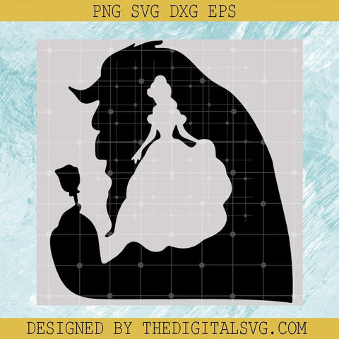 Beauty and The Beast Disney Svg, Disney Animated Movie Svg, Disney Princess Svg, Disney Svg - TheDigitalSVG